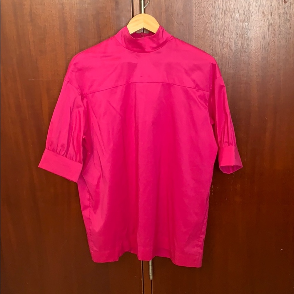 Mock Neck Fuchsia Zara Tunic